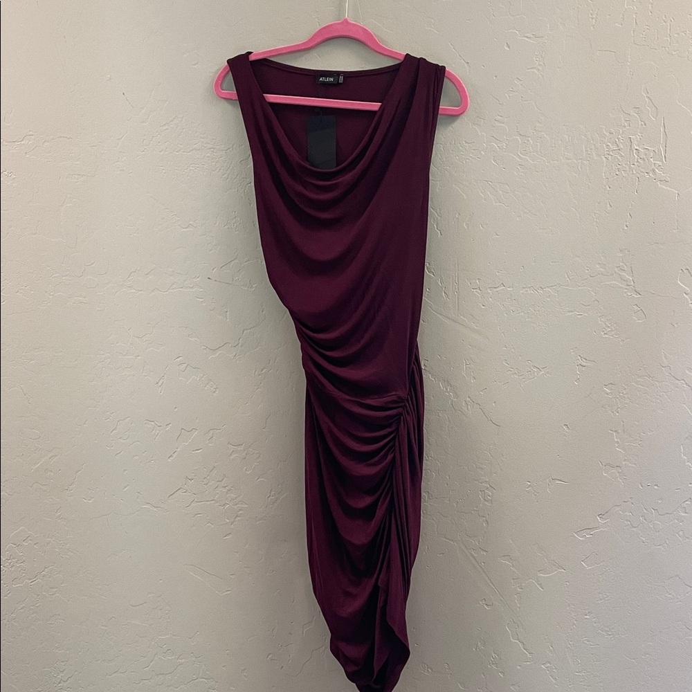 Atlein Ruched Dress - Picture 2 of 4